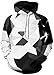 Pandolah Men's Patterns Print 3D Sweaters Fashion Hoodies Sweatshirts Pullover