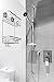 Vidan Home Solutions Shower Caddy | Stainless steel, rustproof, wall mounted with suction cups, modern, spacious, multi-shelf shower organizer for Shampoo – Conditioner – Soap – Loofah – Razor