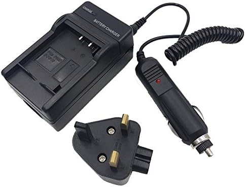 DE-A65B Battery Charger for Panasonic DMW-BCG10 and Lumix DMC 3D1, TZ6, TZ7, TZ8, TZ10, TZ18, TZ19, TZ20, TZ25, TZ30, TZ35, ZR1, ZR3,ZS3,ZS5, ZS6, ZS7, ZS8, ZS9, ZS10, ZS15, ZS19, ZS20, ZS25, ZX1, ZX3