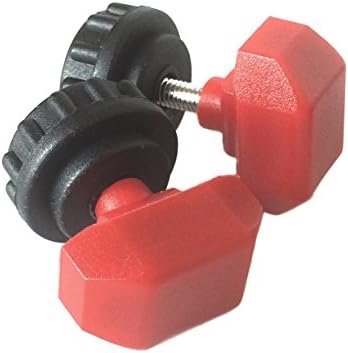 SHOC Visor Clips - SCARLET RED