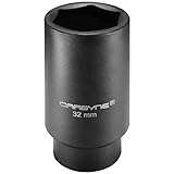 Carbyne 1/2-Inch Drive 32 mm Deep Impact Socket, 6-Point | Chrome Molybdenum Steel