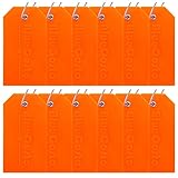 BlueCosto 6/12 Pack Luggage Tags Suitcase Tag Travel Bag Labels w/Privacy Cover