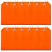 BlueCosto 6/12 Pack Luggage Tags Suitcase Tag Travel Bag Labels w/Privacy Cover