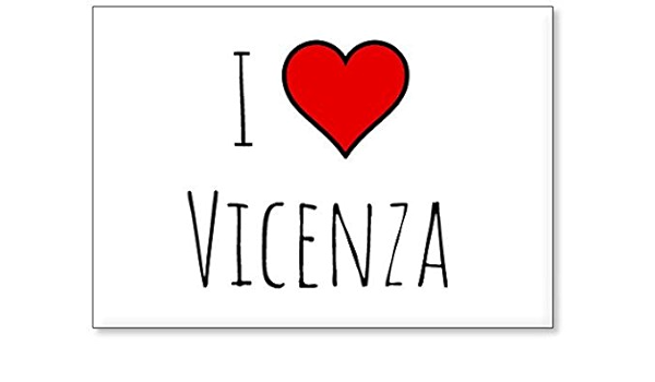 Mundus Souvenirs - Amo Vicenza, Imán para Nevera (diseño 1 ...