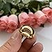 iTungsten 2mm 4mm 6mm 8mm 18K Gold/Rose Gold Tungsten Rings for Men Women Wedding Bands Domed Polished Shiny Comfort Fit