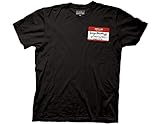 Ripple Junction Men's Princess Bride Hello My Name Is Men's T-Shirt,Black,X-Large