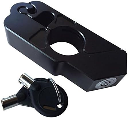 Racing 1 Motorcycle Grip Lock By Secure Your Motorcycle/Bike/ATV/Moped/Scooter. Locks Your Grip/Brake/Throttle/Handlebar (Black)