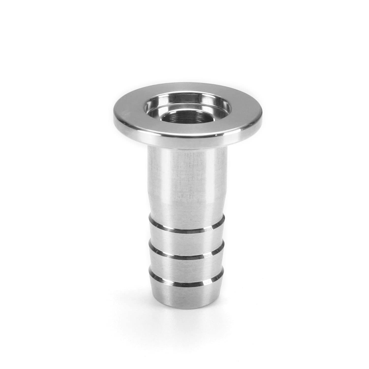 Othmro Clamp Hose Adapter 1.181 Inch Flange to 5/8 Inch Hose Barb Sanitary Fitting 1 Pcs