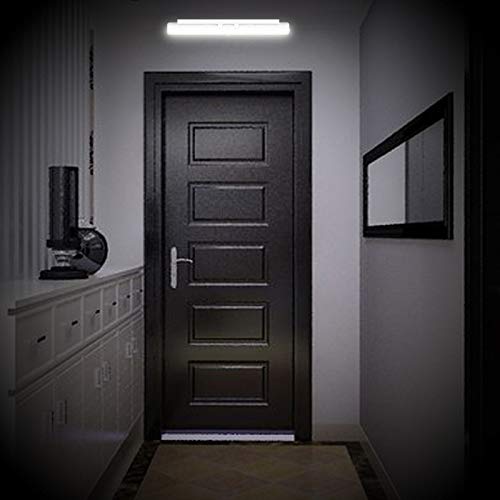 BXROIU LED Night Light Motion Sensor USB Rechargeable,Removable Coat Hook Sensor Wardrobe Lighting for Room, Hallway, Basement, Garage, Closet (Cold White)