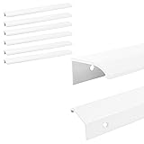 Tsnamay 6Pcs 11.65" White Arc Surface Pull,White