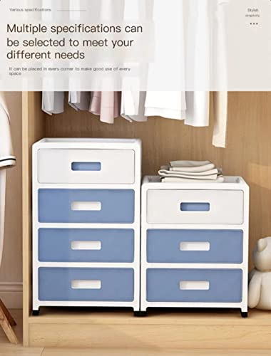 CAMLEO Plastic Drawer Storage Cabinet Toys Storage Box 5 Layer ï¼Œwith Wheels containers for Kitchen Bathroom Storage Cabinet for Clothes,Toys,Bedroom - (26D x 35W x 70.5H centimeters ± 0.5-1cm)