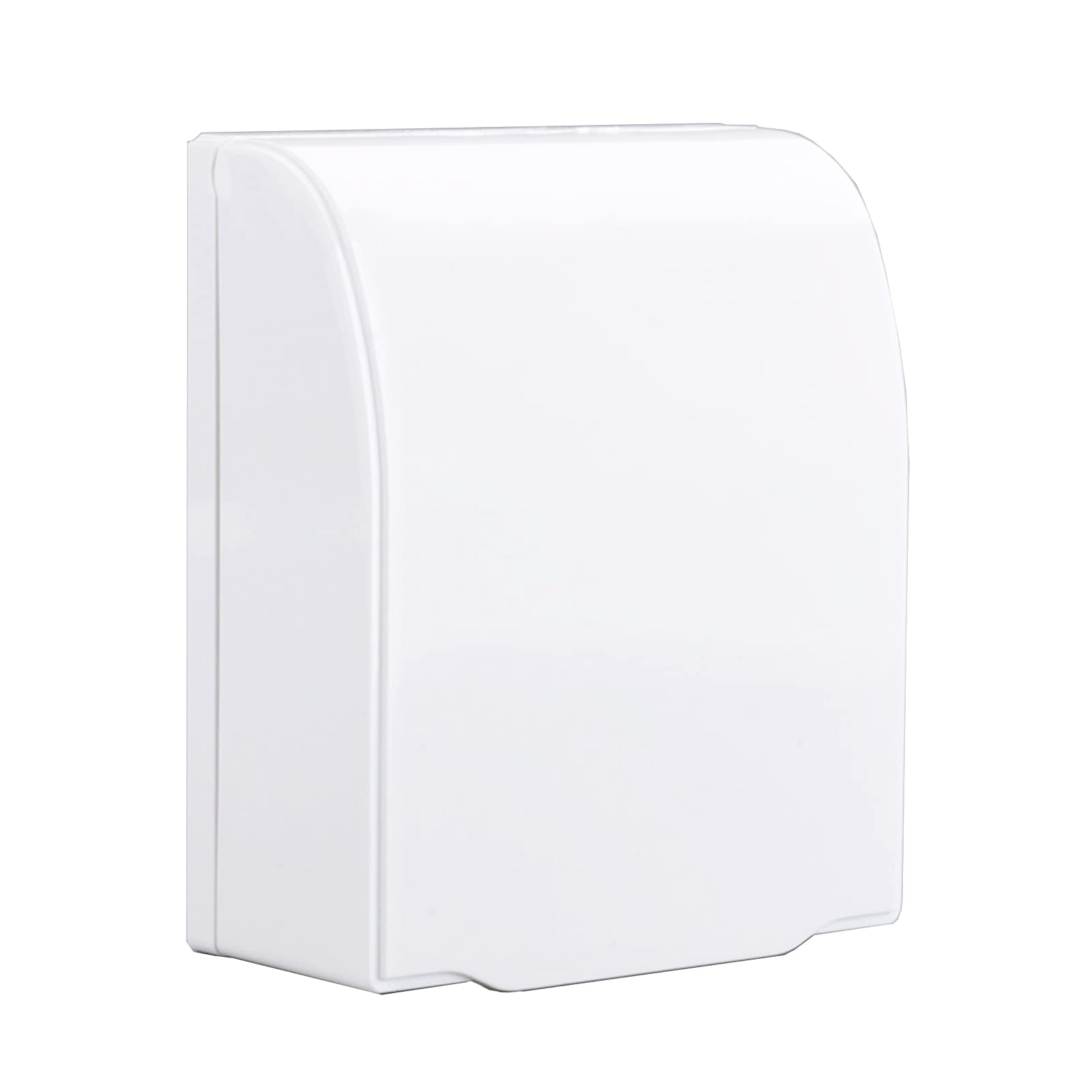 Switch Plug Waterproof Box, Transparent Waterproof Socket Box, Transparent Socket Box, Suitable for Bathroom Sockets (White)