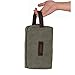S-ZONE Canvas Travel Toiletry Bag Shaving Dopp Kit Cosmetic Makeup Bag