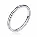 Three Keys Jewelry 2mm White Tungsten Wedding Ring for Women Classic Dome Wedding Band Engagement Ring