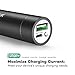 RAVPower Second Generation Ultra-Compact Portable Charger, 3000mAh, Black