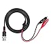 Sumnacon BNC Male Connector to Dual Alligator Clip + Minigrabber Test Lead, 300 V 50 Ohm BNC Test Cable Oscilloscope Test Probe Leads With Marker Ring