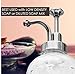 Lotion Dispenser (Brushed Nickel) - 8 oz Clear Glass Jar