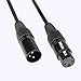 GBGS 16 Pack DMX Cable 3.2ft（1m） 3-Pin Signal XLR Connection DMX512 Stage Light Cable Wire Male to Female
