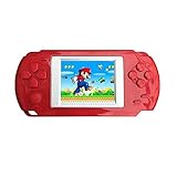 KOBWA Handheld Game Console for Children, Built in 268 Classic Old Games Portable Game Console, The 80's Arcade Video Gaming System (Red)