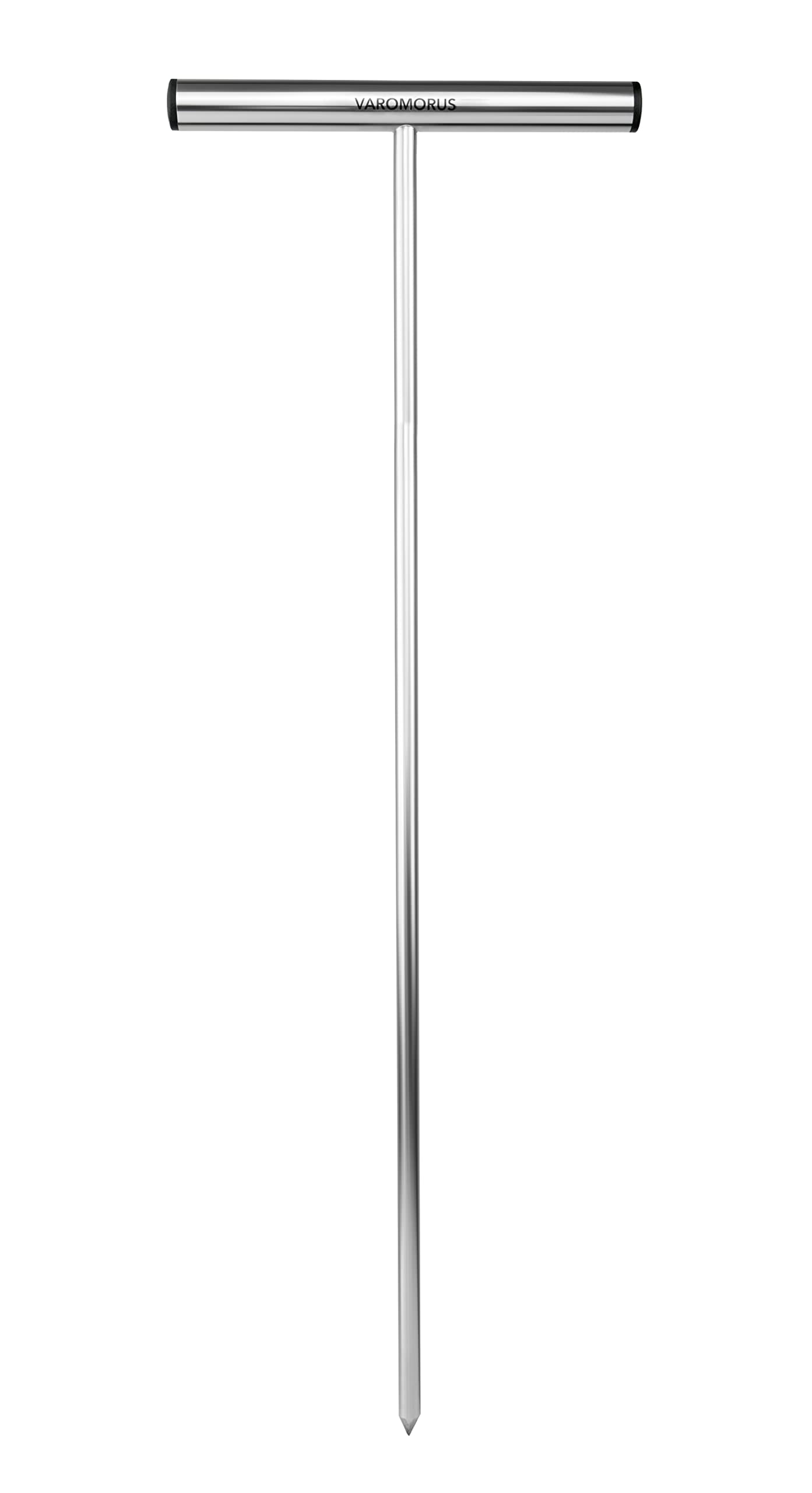 Varomorus Stainless Steel Soil Probe Rod, Septic Tank Locator for Locating Underground Pipes, Gardening, Landscaping, T Handle (36")