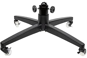 HOLDN’ STORAGE Rolling Christmas Tree Stand for up to 9 Foot Artificial Trees - Heavy-Duty Xmas Tree Stand Base with Casters and Adjustable Base - Compatible with Most Upright Tree Bags – Up to 154 lbs.