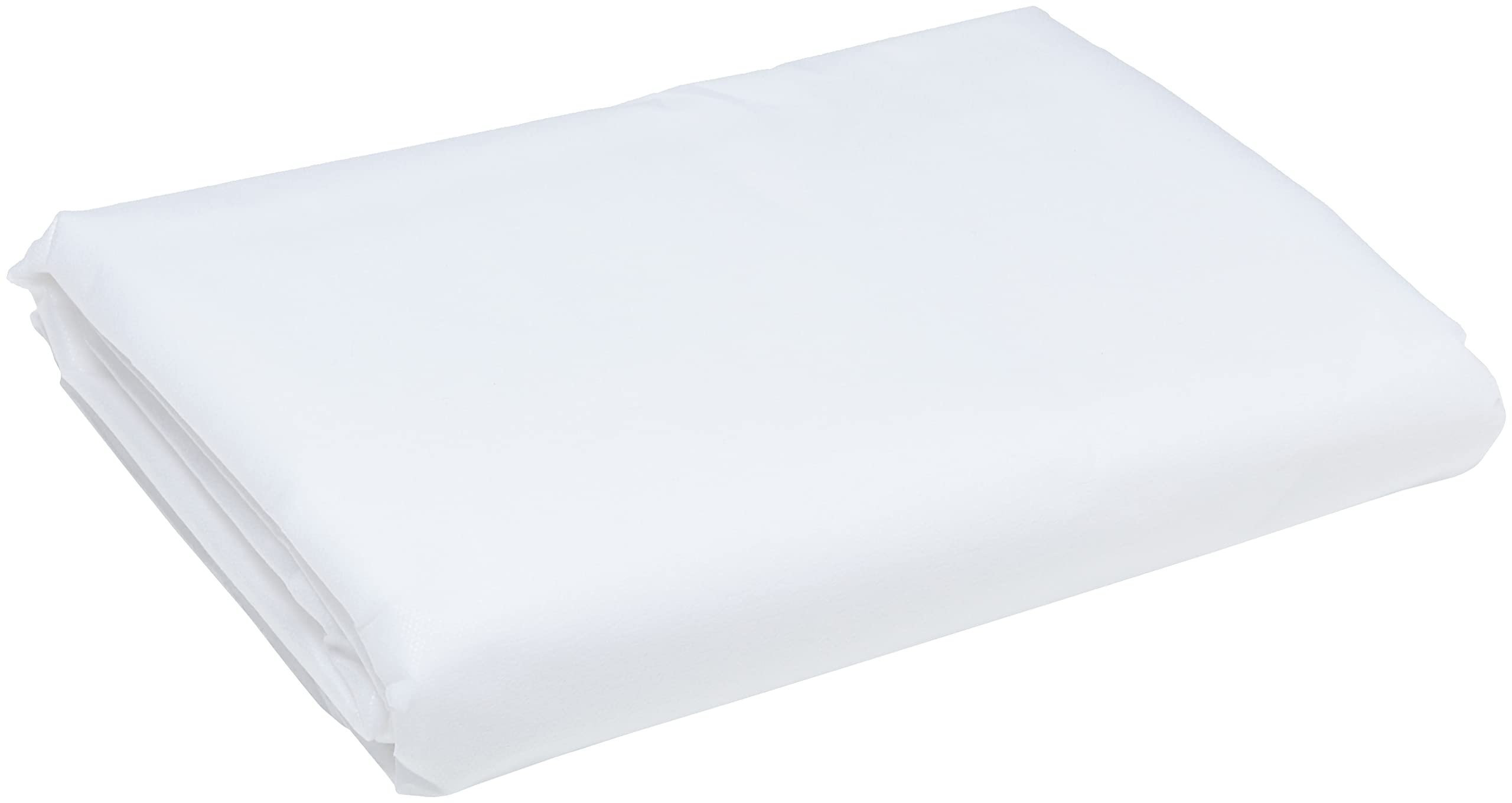 White Mediumweight Fusible Sew Iron On Interfacing Fabric for Face Masks PPE Scrub (5 Meters) — image 1