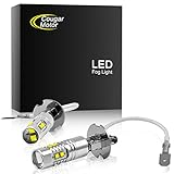 Cougar Motor H3 CREE LED Fog Light/DRL Bulbs - 30W 5000K Bright White (Pack of 2 bulbs)