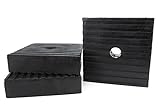 3 Pack Anti Vibration Pads For Air Compressor Or Equipment Solid Rubber 4x4x1