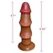 ke Penis Design Sex Toys Suction Cup Women Masturbation Couple Flirt(Brown)