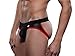 USex Sense Men's 2 Pack Sexy Low Rise Mesh Jockstrap Fashion Underwear