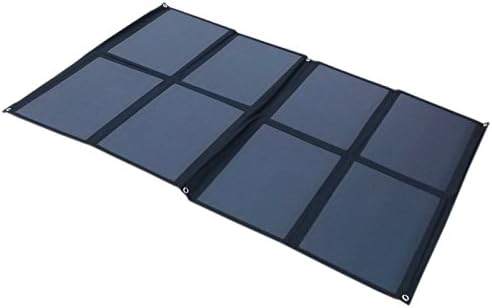 GGX ENERGY SUNPOWER Solar Cell Portable Solar Panel 160W Folding Solar Charging Kit for Camper Caravan Boat 12V Battery or 12V Solar System (black)