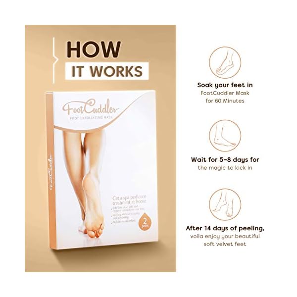 2-Pairs-Exfoliating-Foot-Peel-Mask-Repair-Heels-Removes-Dry-Dead-Skin-for-Soft-Baby-Feet-Foot-Peeling-Mask-Aloe-Vera-Gel-Foot-Mask-Booties-Socks-For-Men-Women-Feet-Hard-Skin-Remover 2 Pairs Exfoliating Foot Peel Mask - Repair Heels & Removes Dry Dead Skin for Soft Baby Feet - Foot Peeling Mask - Aloe…