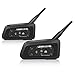 LEXIN LX-R6 Bluetooth for helmet motorcycle, Bluetooth Motorcycle Headset Helmet Intercom Communication Headphone 1000m Rider
