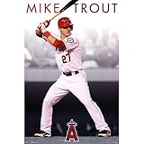 Los Angeles Angels of Anaheim Mike Trout Baseball Poster