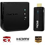 Nyrius ARIES Prime Wireless Video HDMI Transmitter &amp; Receiver for Streaming HD 1080p 3D Video &amp; Digital Audio from Laptop, PC, Cable, Netflix, YouTube, PS4, Xbox One to HDTV/Projector (NPCS549)