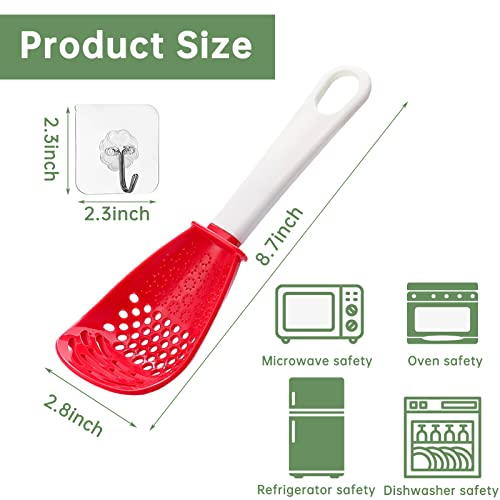 2 Pack Multifunctional Kitchen Cooking Spoon Slotted Spoon for Cooking