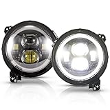 BUNKER INDUST Wrangler JL 9” Inch LED Headlights