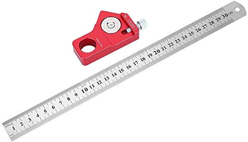Adjustable Combination Square Set Woodworking Scribing Ruler 300MM Portable Straight Measure Marking Tool