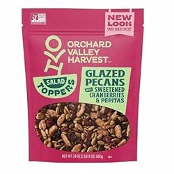 Salad Toppers, Glazed Pecans, 24 Ounce