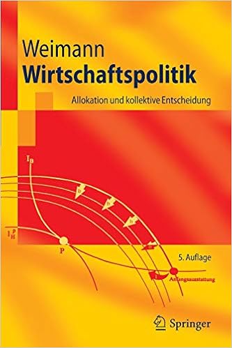 Wirtschaftspolitik Allokation Und Kollektive Entscheidung Springer Lehrbuch German Edition Amazon De Weimann Joachim Bucher