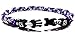 Sport Ropes Triple Titanium Necklace (Purple/Black/White, 18