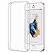 For iPhone 5s Case, Shamo's Clear Apple iPhone SE 5S 5 Case [Shock Absorption] Cover TPU Rubber Gel [Anti Scratch] Transparent Clear Back, Soft Silicone, Crystal clear