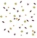 Autumn Leaves Falling Wall Decal Stickers - Fall Colors Decoration. Easy to Apply & Removable. Include 60 Leaves. Assorted Sizes from 2in to 5in #AC124