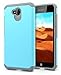 Lumia 650 Case, NageBee Design Premium [Heavy Duty] Defender [Dual Layer] Protector Hybrid Case for Microsoft Lumia 650 (Hybrid Teal Gary)