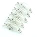 20 pcs/lot 3.3g 4.7cm Unpainted Lures Mini Iscas Artificiais ABS Plastic Hard Lures Topwater Fishing Tackle Blank Crank