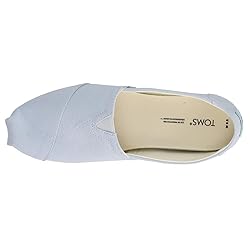 TOMS Womens Alpargata Slip On Flats Casual - Blue