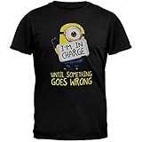 Despicable Me Minions I'm In Charge Until Something Goes Wrong Men's (X-Large 46/48)