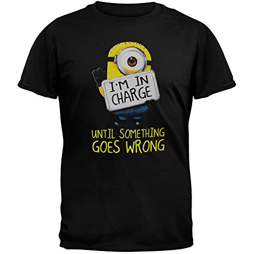 Despicable Me Minions I'm In Charge Until Something Goes Wrong Men's (X-Large 46/48)