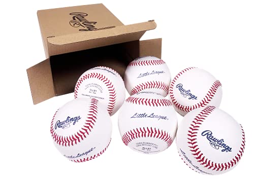 Rawlings | Little League Baseballs | Competition Grade | RLLB1 | Youth/14U | Multiple Count Options