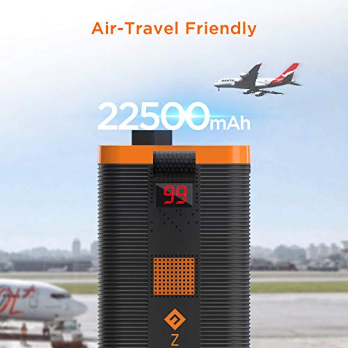 NOVOO-Powerbank-AC-Steckdose-85W-Tragbares-Ladegeraet-PD-45W-22500mAh-Schnelllade-Netzteil-mit-USB-C-und-2-USB-A-Anschluessen-Externer-Akku-fuer-Laptops-Macbooks-iPhone-Drohne-Smartphones